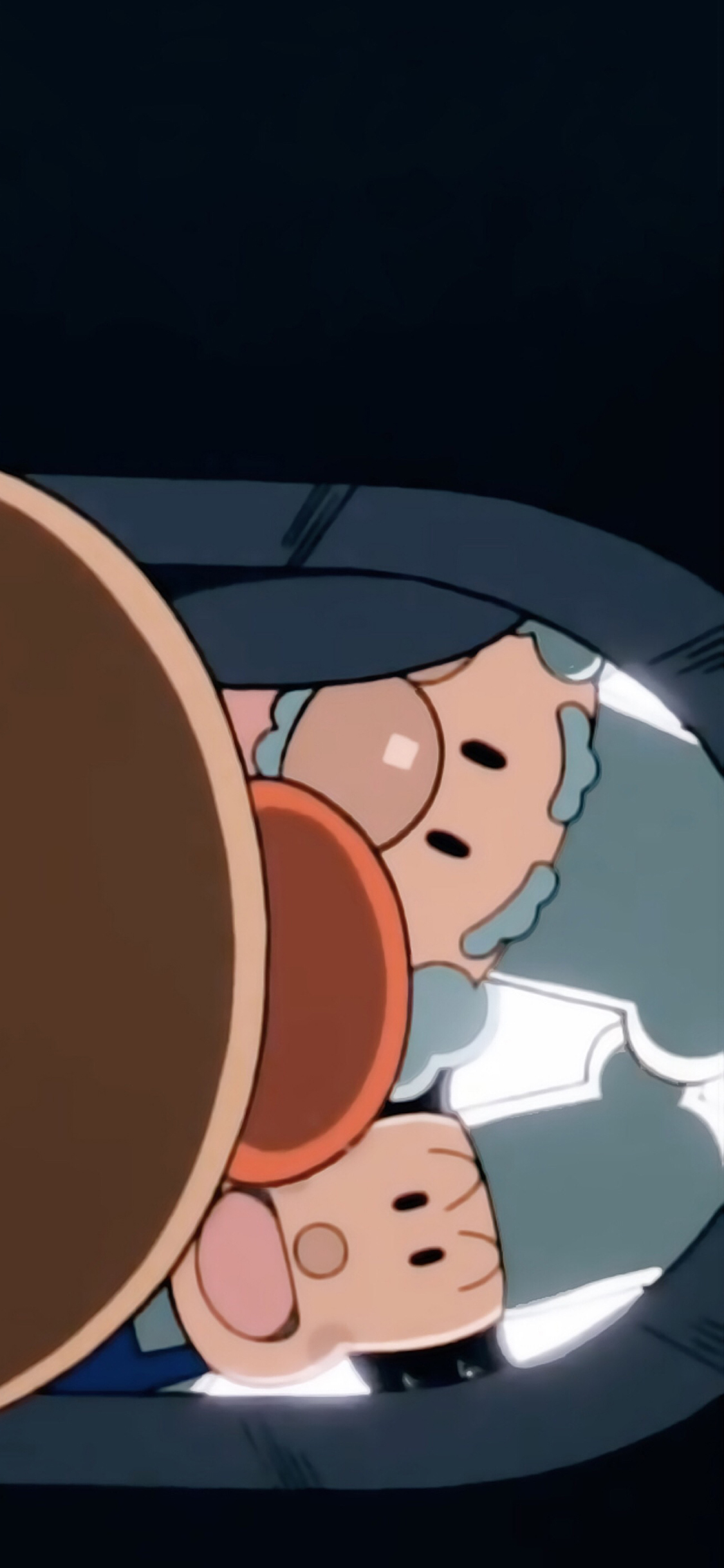 [2436×1125]动画 面包超人 爷爷 苹果手机动漫壁纸图片