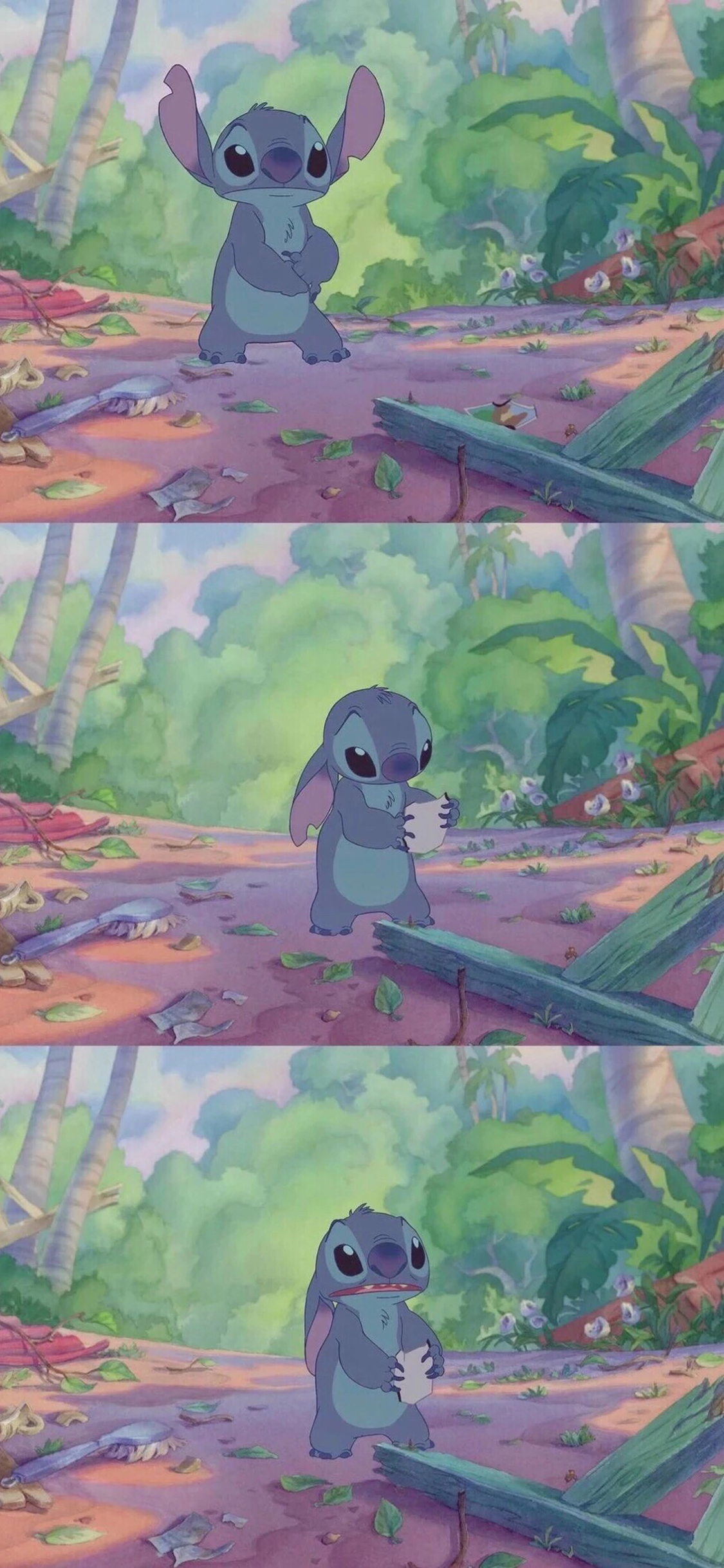 [2436×1125]动画片 星际宝贝 626实验品 史迪仔 苹果手机动漫壁纸图片