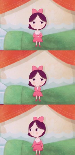 [2436x1125]动画片 海洋之歌 儿童 小女孩 苹果手机动漫壁纸图片