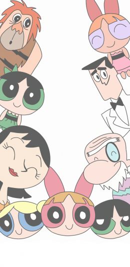 [2436x1125]动画片 飞天小女警 合集（取自微博：寄喜饼给你喔） 苹果手机动漫壁纸图片