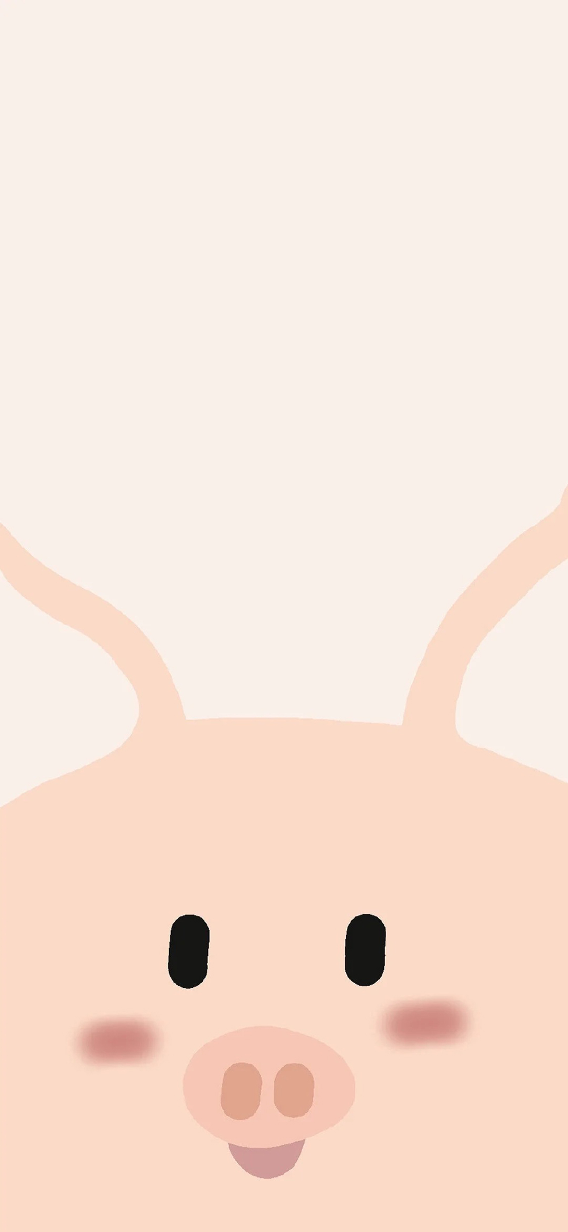 [2436×1125]十二生肖 猪 卡通 抽象 苹果手机动漫壁纸图片