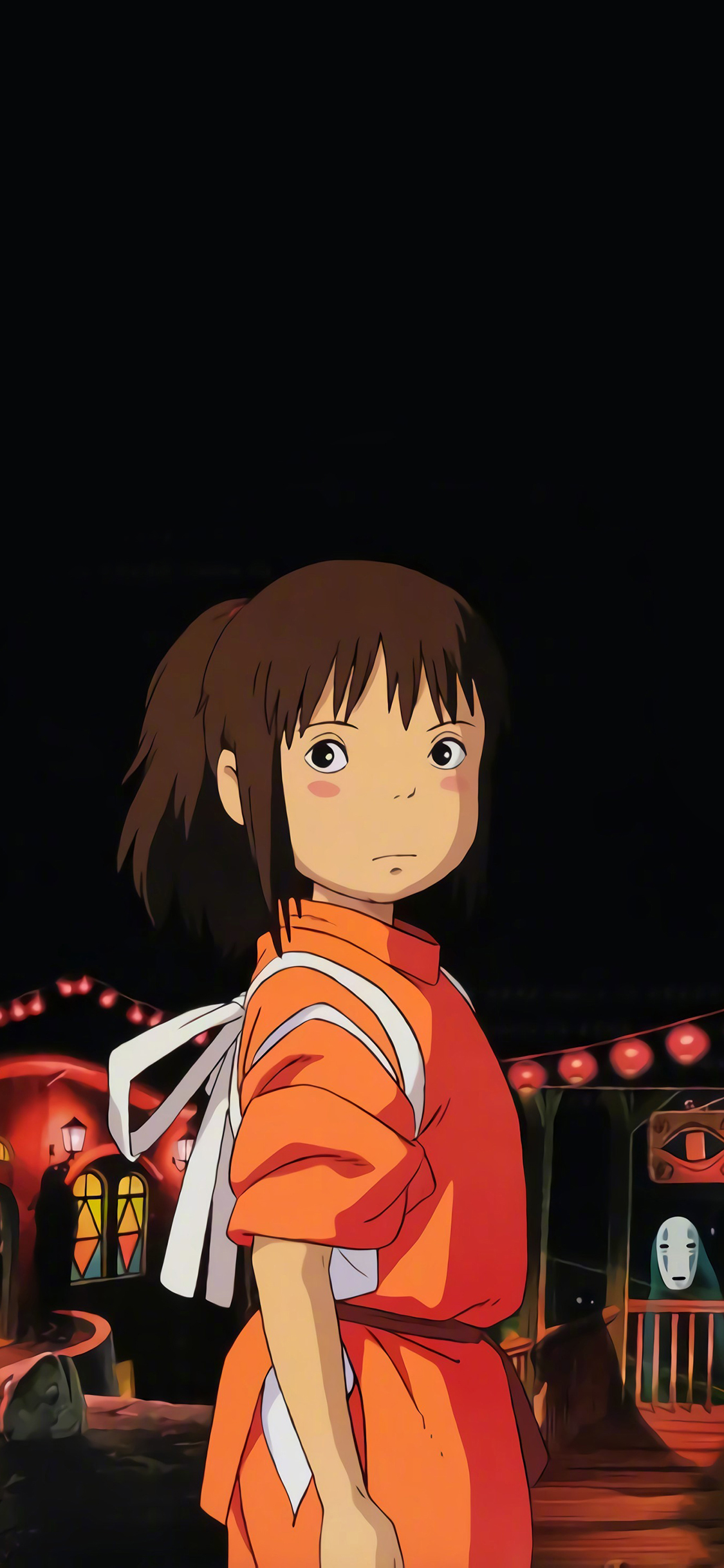 [2436×1125]千与千寻 宫崎骏 日本 漫画 苹果手机动漫壁纸图片