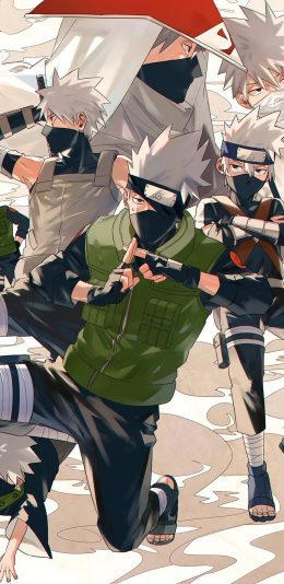[2436x1125]卡卡西 火影忍者 日漫 苹果手机动漫壁纸图片