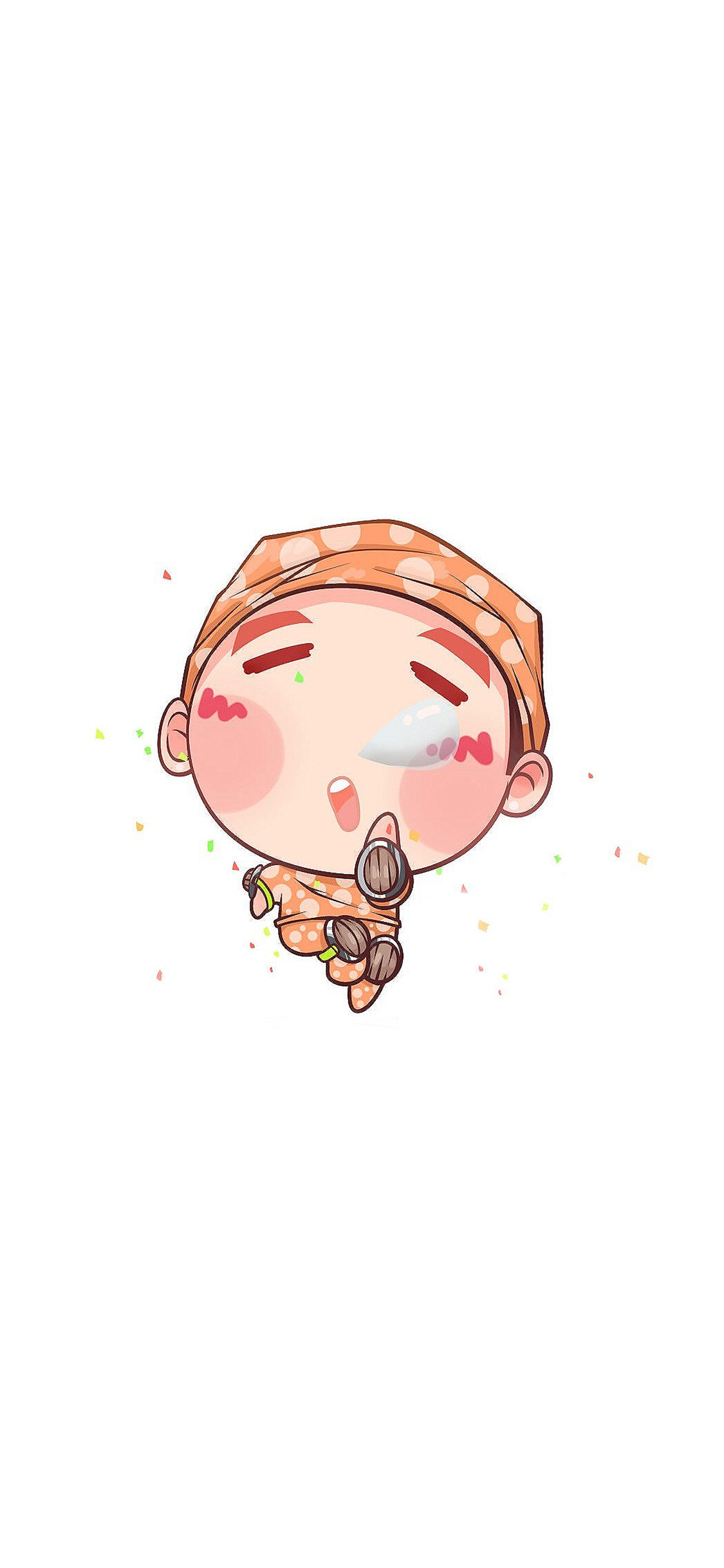 [2436×1125]卡通 人物 大头 搞笑 苹果手机动漫壁纸图片