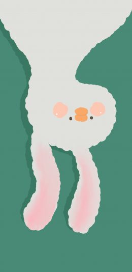 [2436x1125]卡通 兔子 奇奇怪怪 可爱 苹果手机动漫壁纸图片