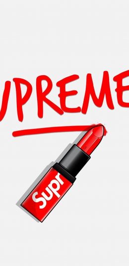 [2436x1125]卡通 口红 潮图 supreme 苹果手机动漫壁纸图片