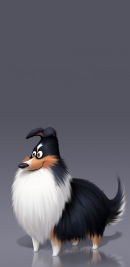 [2436x1125]卡通 狗狗 3D 可爱 苹果手机动漫壁纸图片