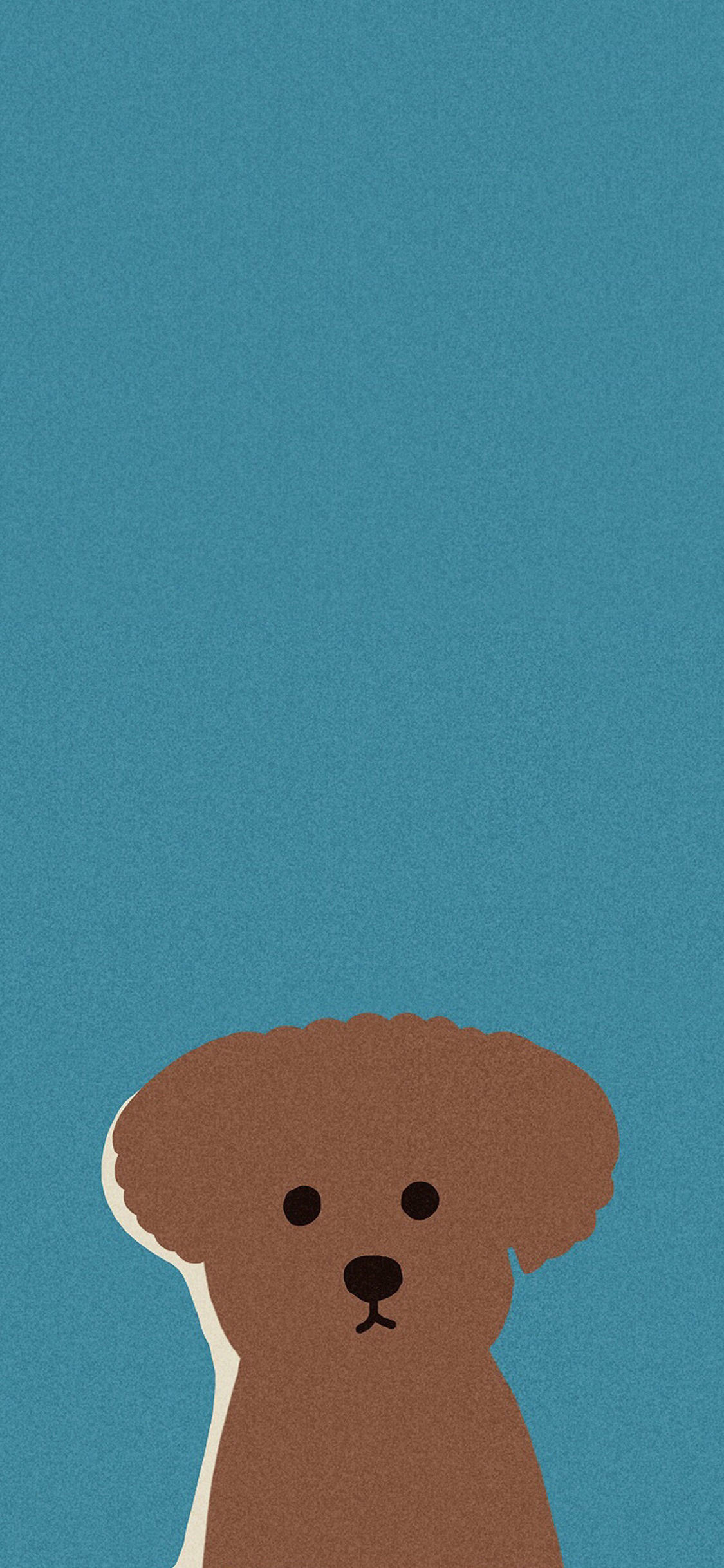 [2436×1125]卡通 狗狗 插图 dingdookim作品 苹果手机动漫壁纸图片