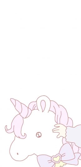 [2436x1125]卡通 独角兽 梦幻 可爱 苹果手机动漫壁纸图片