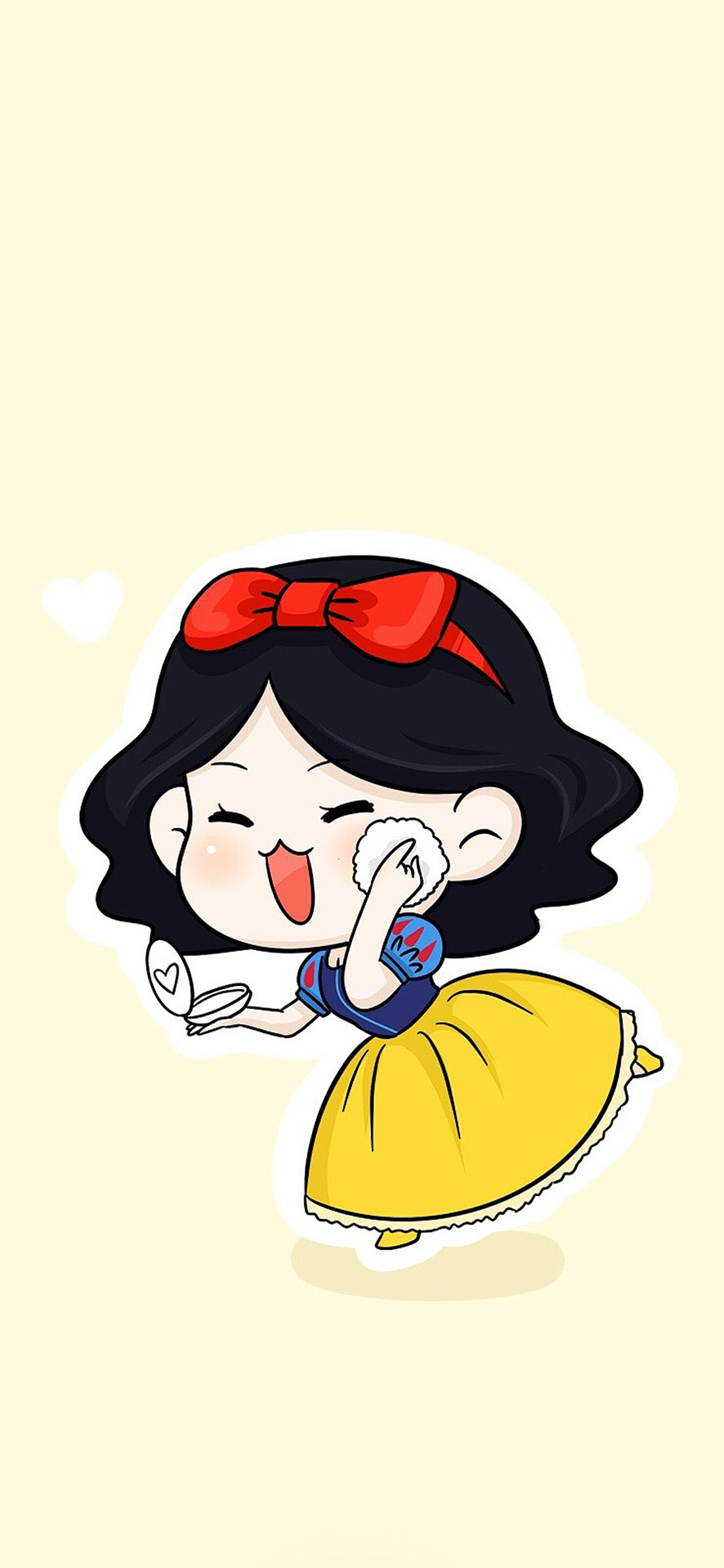 [2436×1125]卡通 白雪公主 可爱 迪士尼 苹果手机动漫壁纸图片