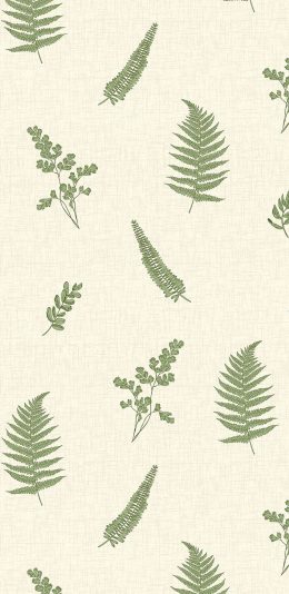 [2436x1125]卡通 绿植 碎花 背景 苹果手机动漫壁纸图片