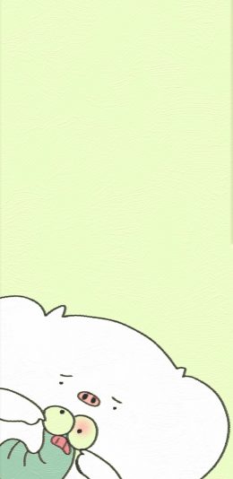 [2436x1125]卡通 萌物 猪猪 虫子 苹果手机动漫壁纸图片