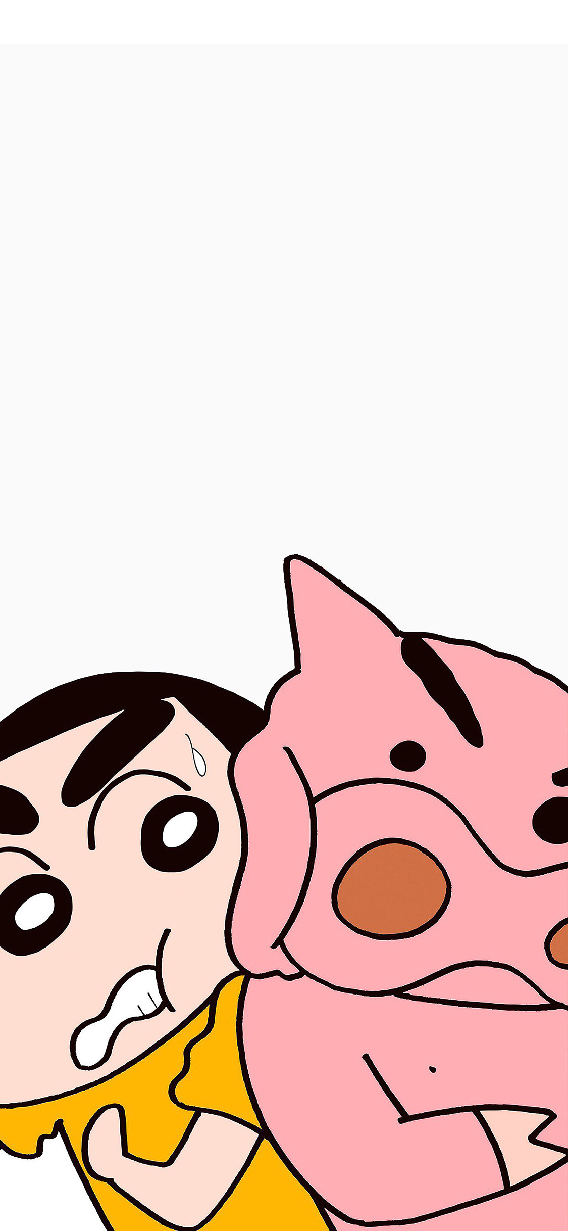 [2436×1125]卡通 蜡笔小新 动画 苹果手机动漫壁纸图片