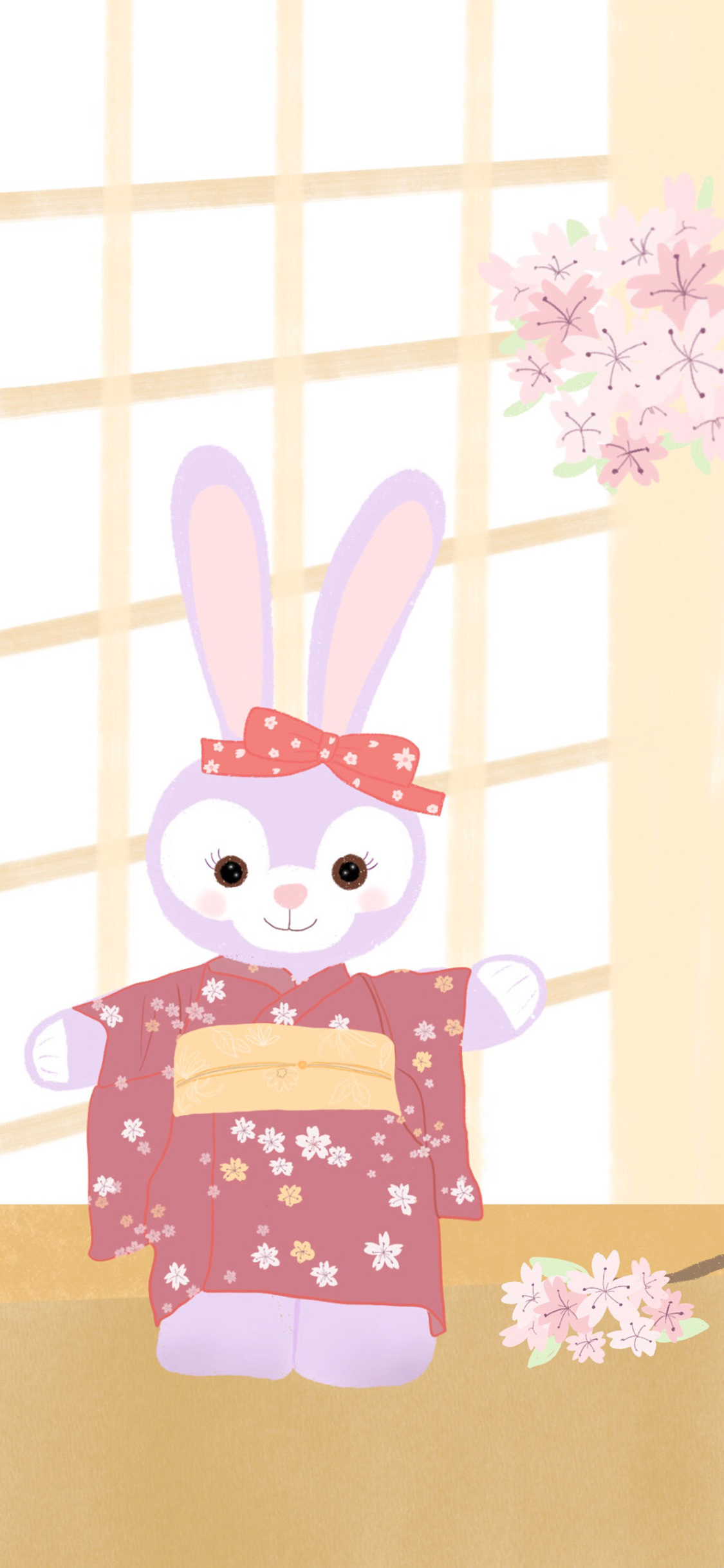 [2436×1125]卡通 迪士尼 星黛露 兔子 苹果手机动漫壁纸图片