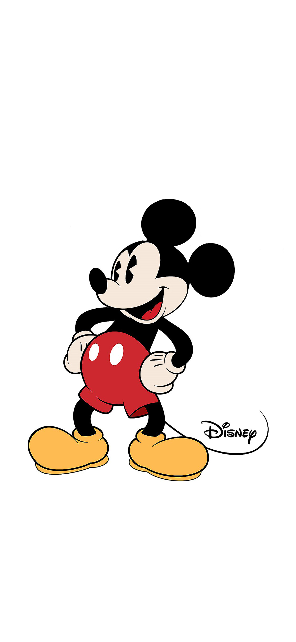 [2436×1125]卡通 迪士尼 米奇 可爱 苹果手机动漫壁纸图片