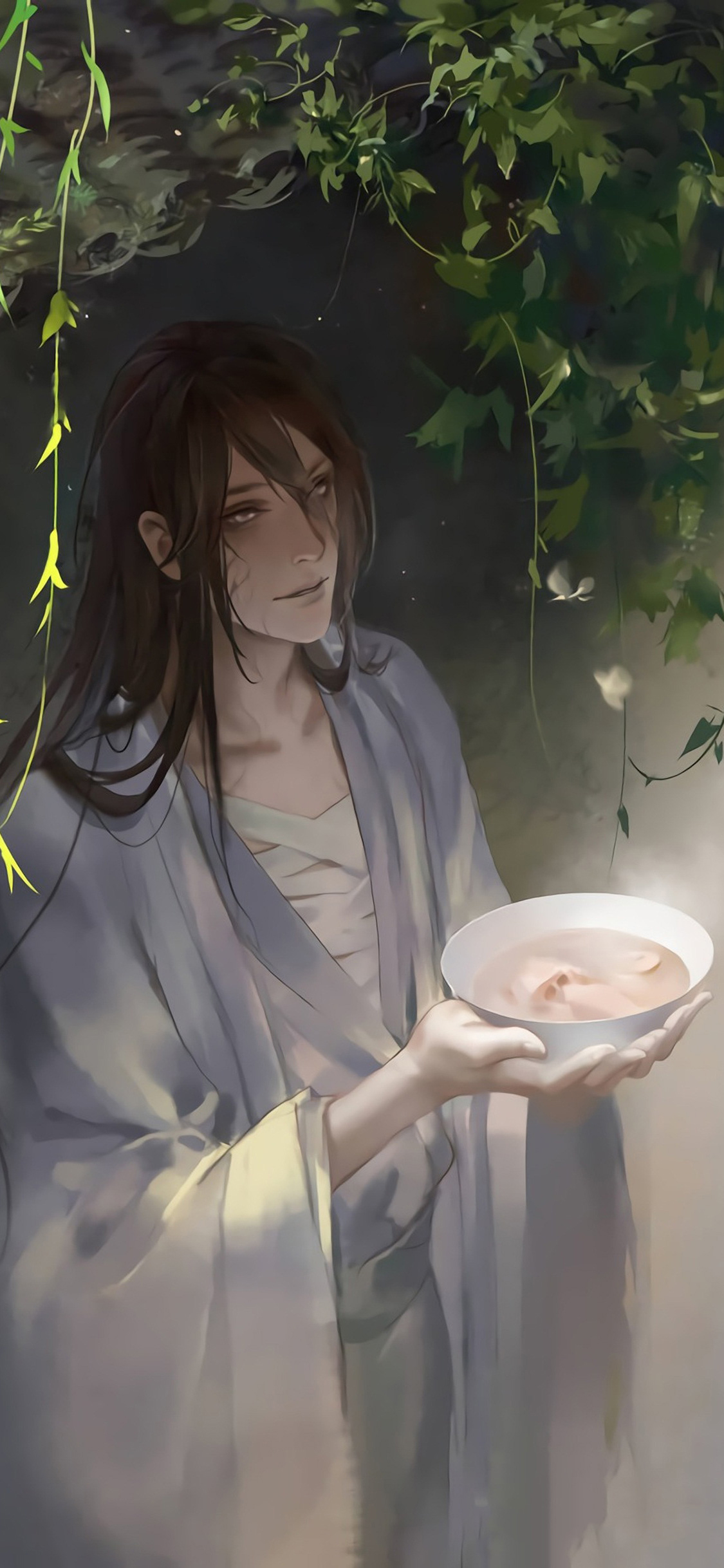 [2436×1125]古风 动漫 公子 唯美 苹果手机动漫壁纸图片