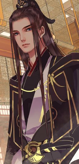 [2436x1125]古风 美男 小说男主 精美 苹果手机动漫壁纸图片