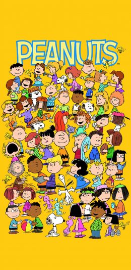 [2436x1125]史努比 黄色 欧美 动画 苹果手机动漫壁纸图片