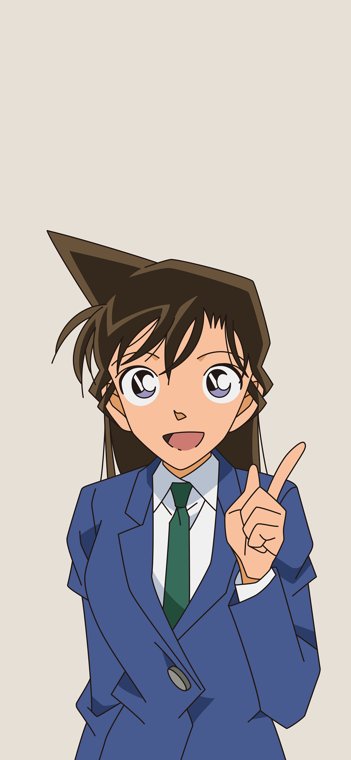 [2436×1125]名侦探柯南 毛利兰 动画 漫画 日本 苹果手机动漫壁纸图片