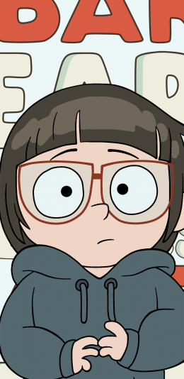 [2436x1125]咱们裸熊 卡通 动画 Chloe Park 韩国神童 苹果手机动漫壁纸图片