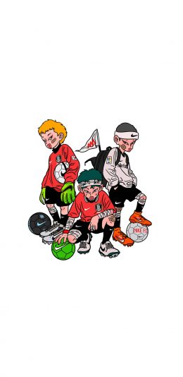 [2436x1125]品牌 Nike 潮图 男孩 球 苹果手机动漫壁纸图片
