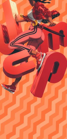 [2436x1125]品牌 Nike 鞋子 JUMP 苹果手机动漫壁纸图片