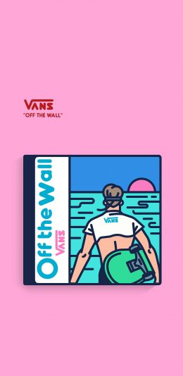 [2436x1125]品牌 vans 卡通 插图 苹果手机动漫壁纸图片