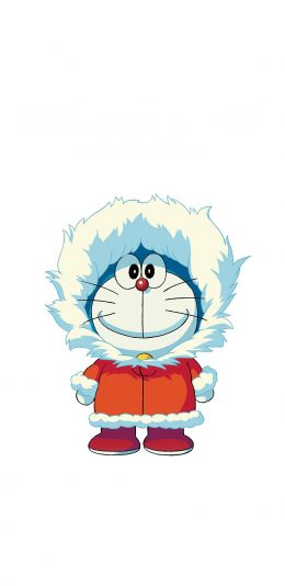 [2436x1125]哆啦A梦 南极大冒险 动画 电影 日本 苹果手机动漫壁纸图片