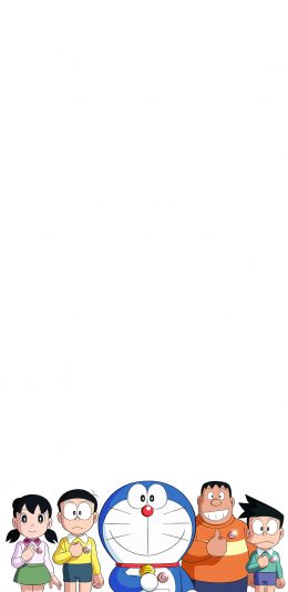 [2436x1125]哆啦A梦 大雄的月球探险记 电影 动画 海报 苹果手机动漫壁纸图片