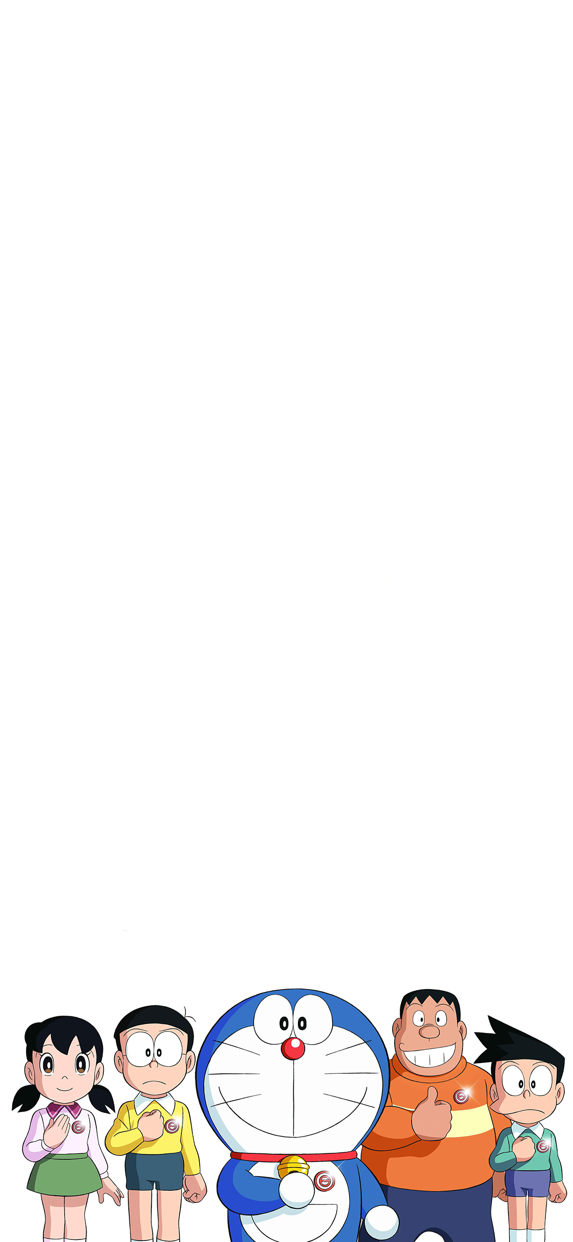 [2436×1125]哆啦A梦 大雄的月球探险记 电影 动画 海报 苹果手机动漫壁纸图片