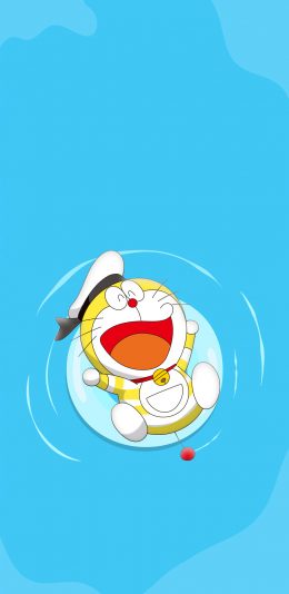 [2436x1125]哆啦A梦 大雄的金银岛 带我回家 动画片 卡通 电影 海报 叮当猫 蓝色 苹果手机动漫壁纸图片