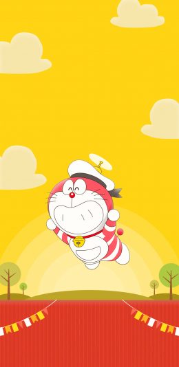 [2436x1125]哆啦A梦 大雄的金银岛 带我回家 动画片 卡通 电影 海报 叮当猫 飞 苹果手机动漫壁纸图片