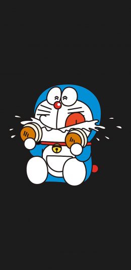 [2436x1125]哆啦A梦 日漫 铜锣烧 苹果手机动漫壁纸图片