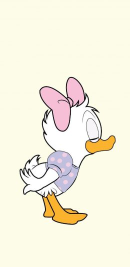 [2436x1125]唐老鸭 黛丝 绘画 动画 苹果手机动漫壁纸图片