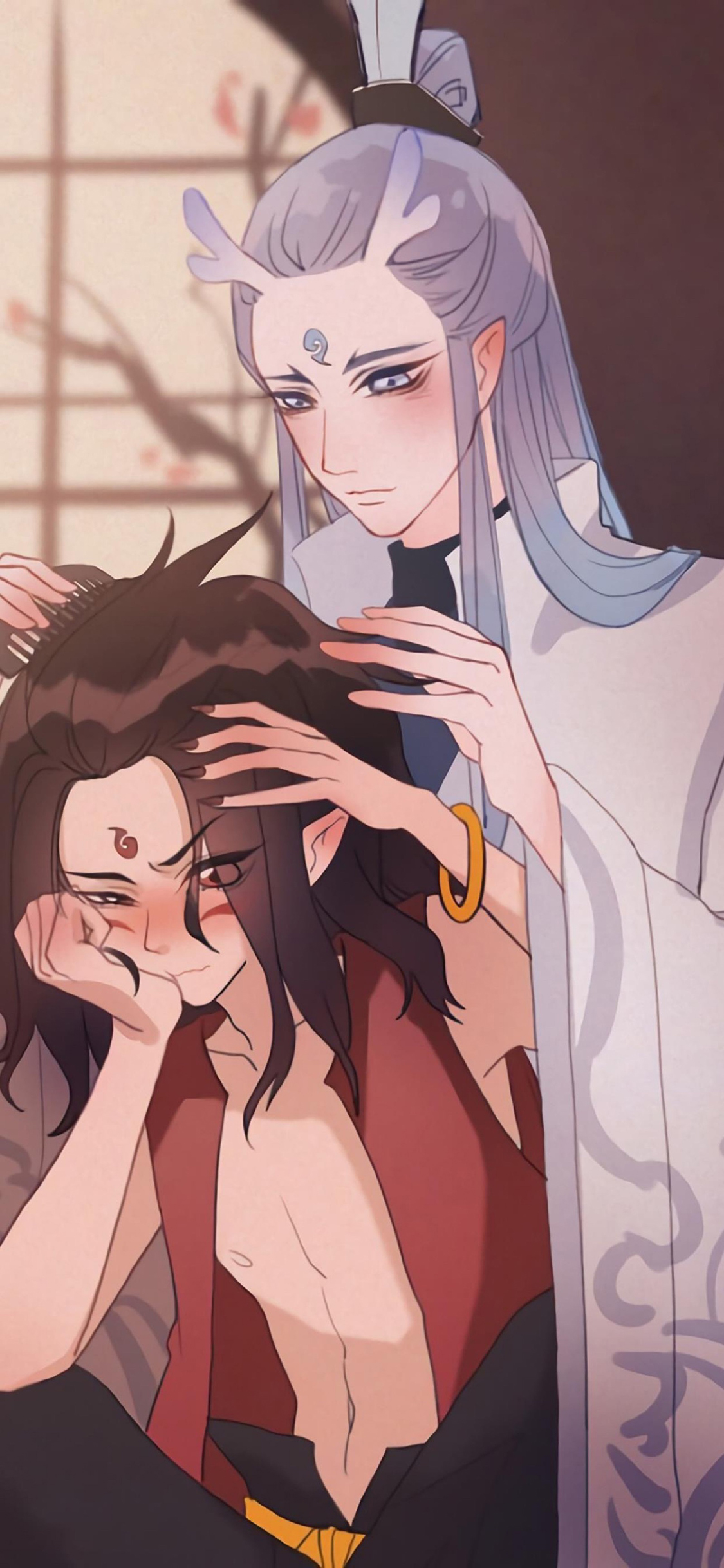 [2436×1125]国漫 哪吒之魔童降世 敖丙 苹果手机动漫壁纸图片