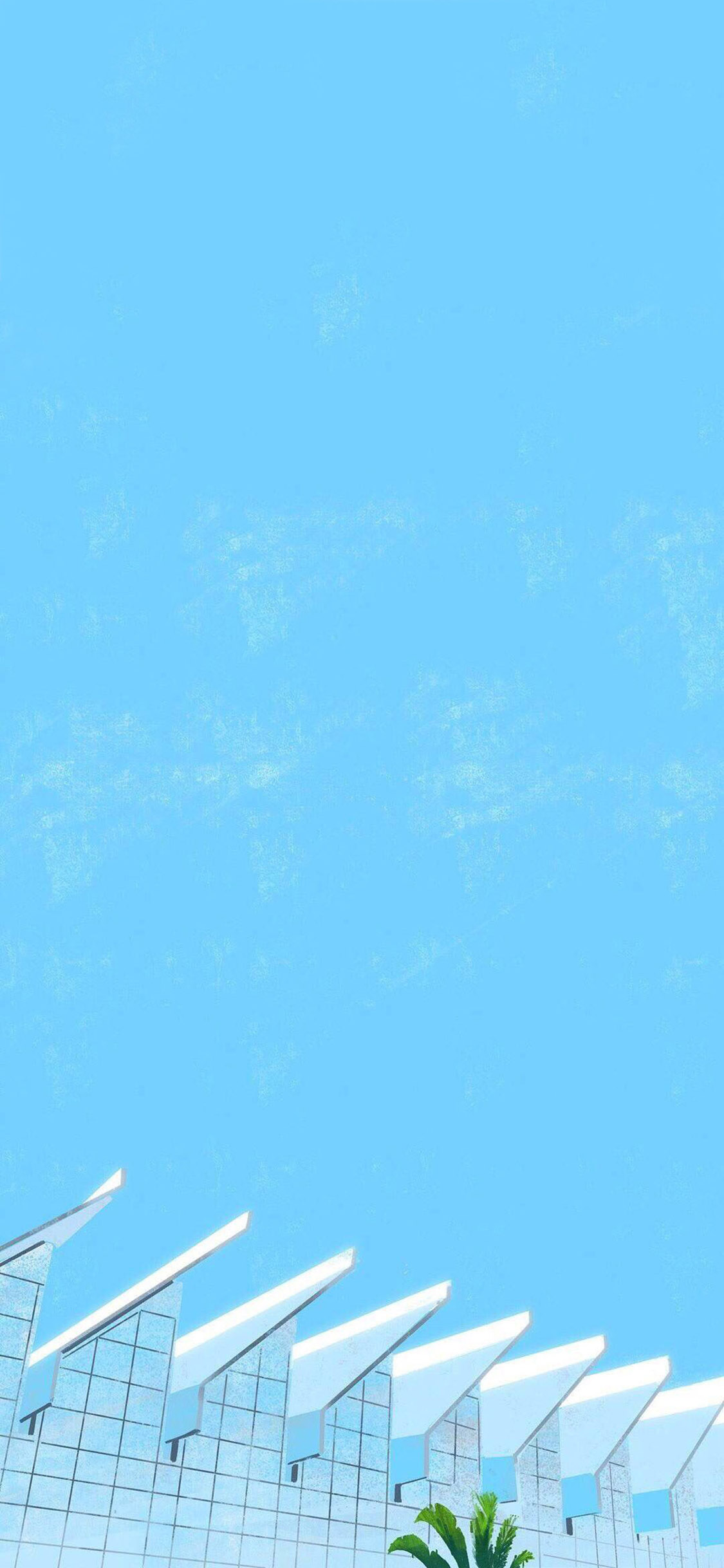 [2436×1125]场景 插图 建筑 清新 苹果手机动漫壁纸图片