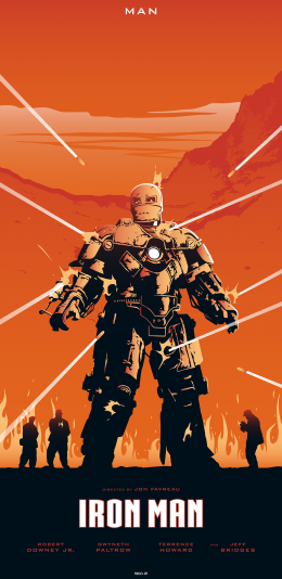 [2436x1125]复仇者联盟 漫威 超级英雄 欧美 橘色 苹果手机动漫壁纸图片