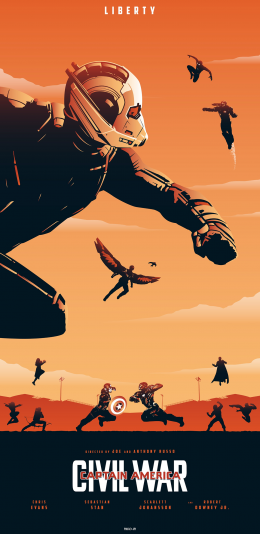 [2436x1125]复仇者联盟 漫威 超级英雄 欧美 红色 美国队长 苹果手机动漫壁纸图片