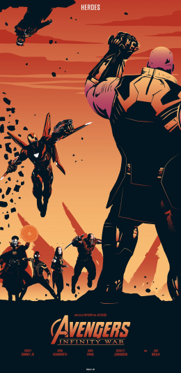 [2436x1125]复仇者联盟 超级英雄 欧美 漫威 灭霸 钢铁侠 苹果手机动漫壁纸图片