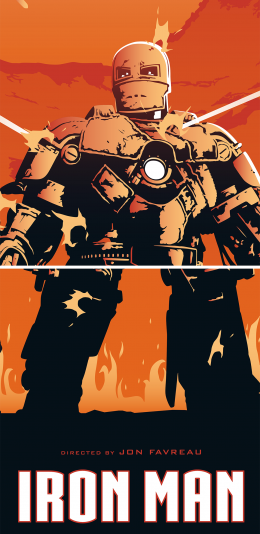 [2436x1125]复仇者联盟 超级英雄 漫威 欧美 黄色 苹果手机动漫壁纸图片