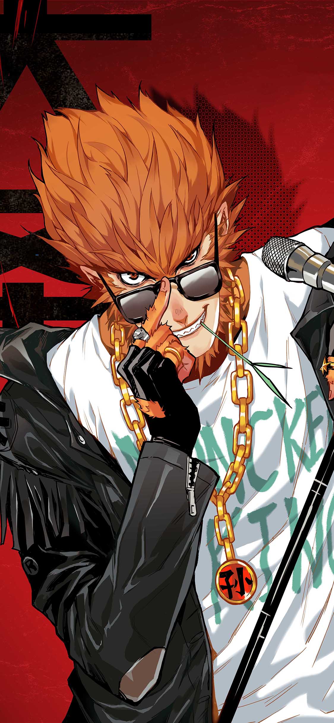 [2436×1125]大圣 孙悟空 潮服 大金链 姜子牙 苹果手机动漫壁纸图片