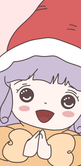 [2436x1125]女孩 卡通 可爱 乖巧 苹果手机动漫壁纸图片