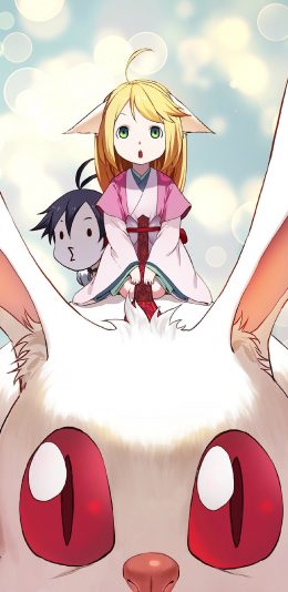 [2436x1125]妖狐小红娘 漫画 二次元 涂山 苹果手机动漫壁纸图片