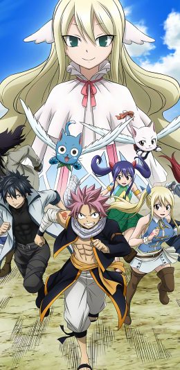 [2436x1125]妖精的尾巴 日本 漫画 苹果手机动漫壁纸图片