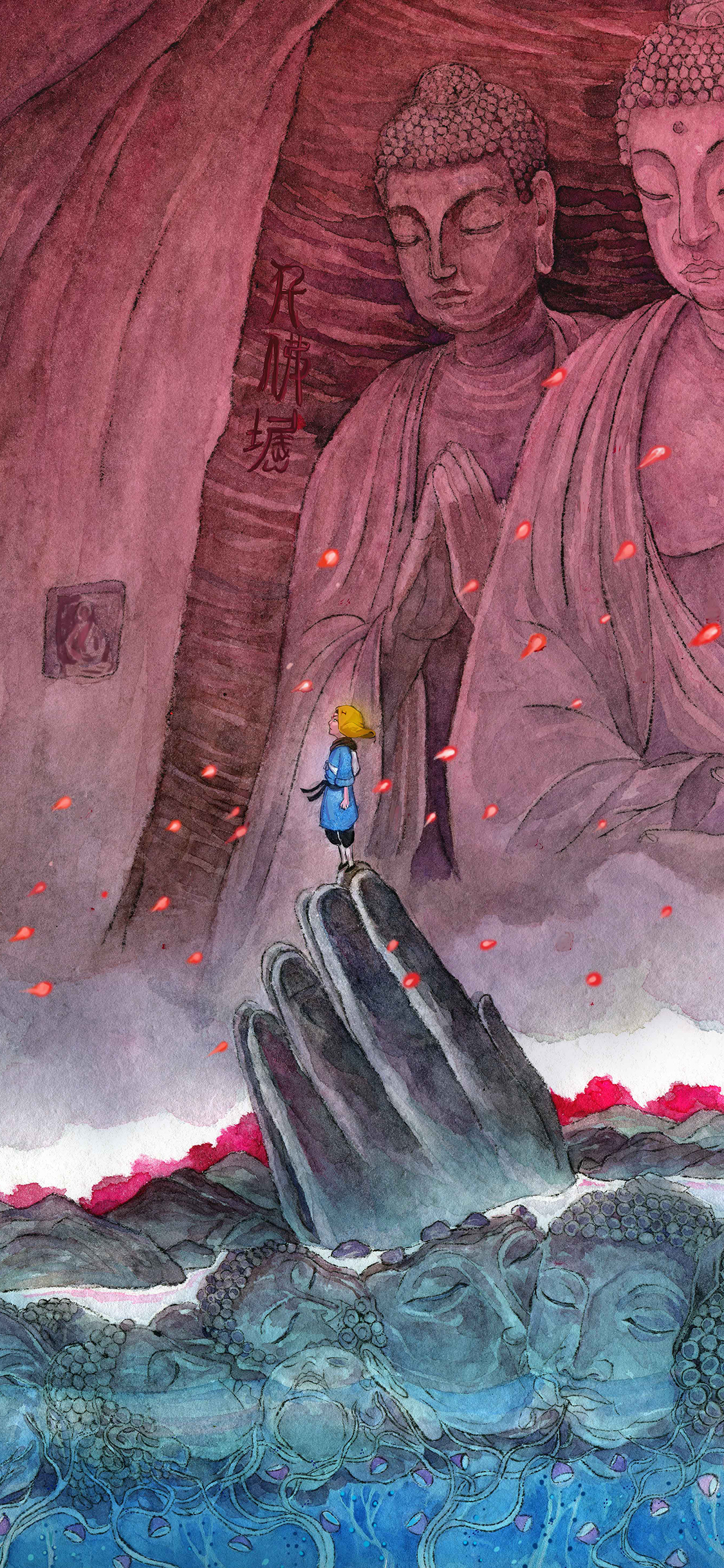 [2436×1125]妙先生 漫画 国产动画 绘画 丁果 佛手 苹果手机动漫壁纸图片