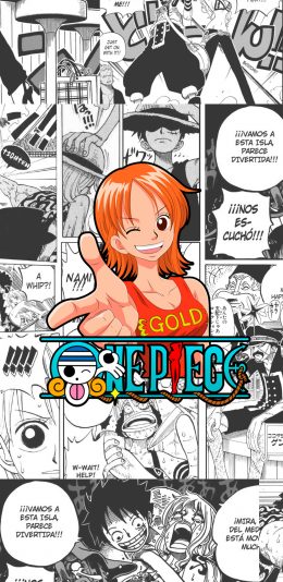 [2436x1125]娜美 海贼王 漫画 日本 苹果手机动漫壁纸图片