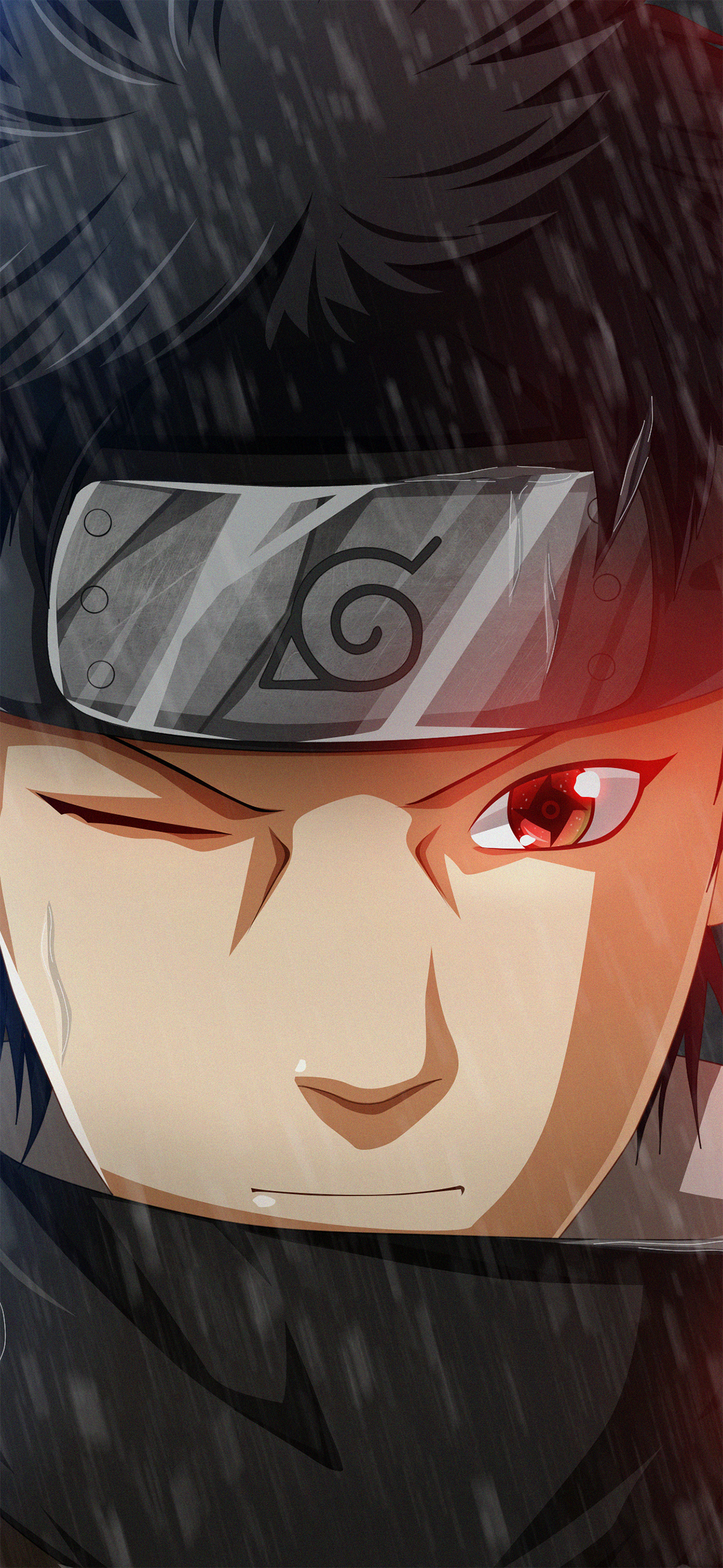 [2436×1125]宇智波止水 火影忍者 日本 漫画 苹果手机动漫壁纸图片