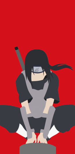 [2436x1125]宇智波鼬 漫画 日系 火影忍者 苹果手机动漫壁纸图片