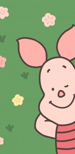[2436x1125]小猪 皮杰 维尼熊 动画 苹果手机动漫壁纸图片