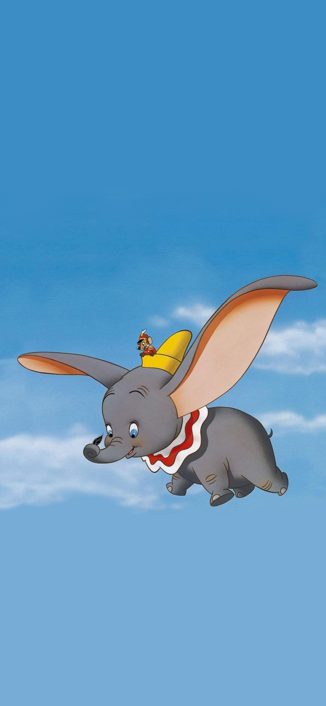 [2436×1125]小飞象 欧美 动画大象 苹果手机动漫壁纸图片